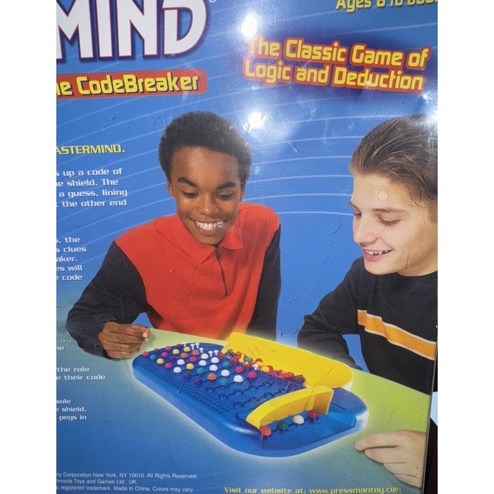 Vintage Mastermind Game of Logic and Deduction Pressman 2004 New Board Game - Picture 7 of 9
